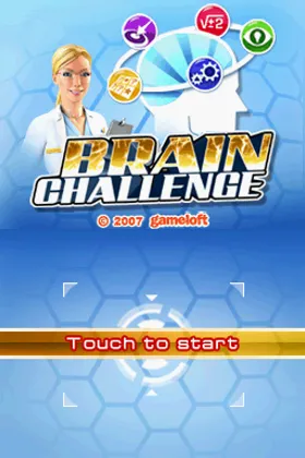 Brain Challenge (USA) (En,Fr,Es) screen shot title